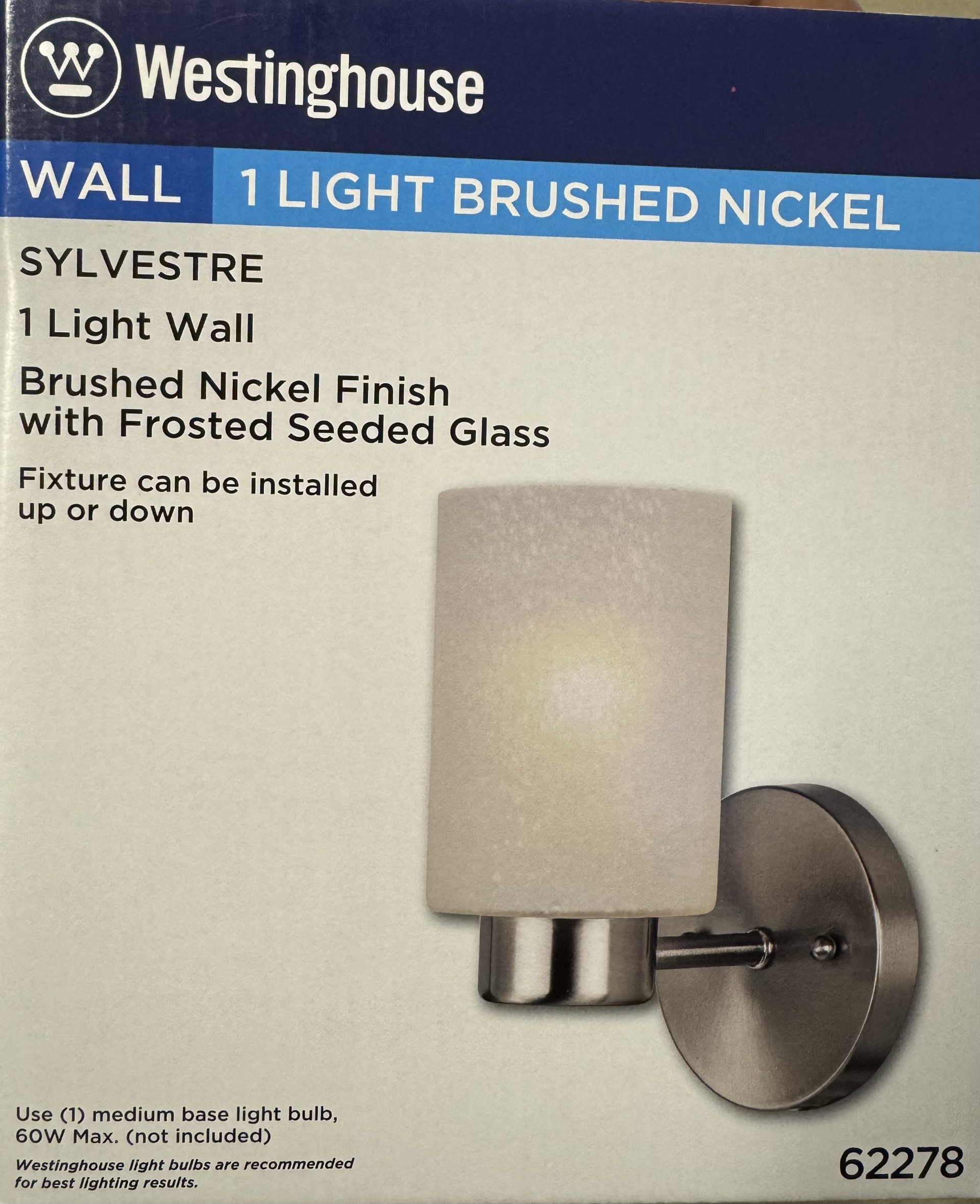 WSTNGHS 1-LIGHT SCONCE CYL FIX