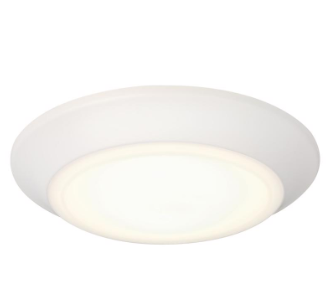 CEILING FIXTURE LED WHITE 7.5"